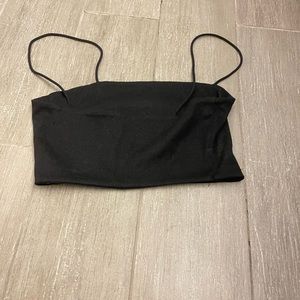 Black Cropped Tank